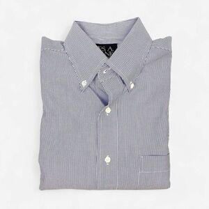 Jos. A. Bank Light Blue Striped Dress Shirt